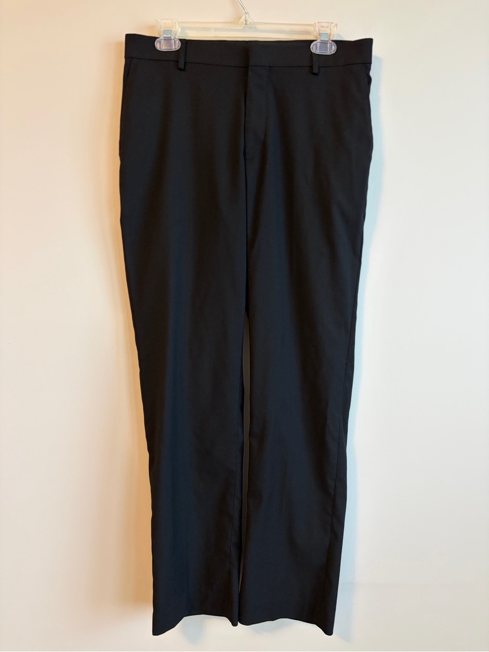 Murano Zac Fit Black Men's Dress Pants - Straight Leg